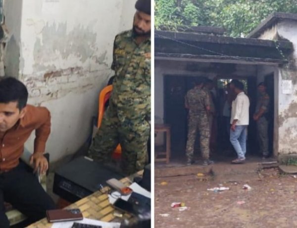 आधार सेंटर पर छापा, कंप्यूटर जब्त; 9 हजार से अधिक नकद बरामद