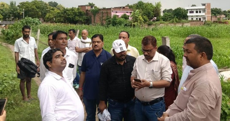 नरबतपुर की सड़क को मिली रफ्तार, नहर भूमि पर एनओसी की अड़चन दूर होने के आसार