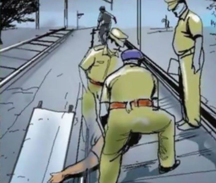ट्रेन की चपेट में आने से अधेड़ का पैर कटा, अस्पताल पहुंचते ही थम गई सांस