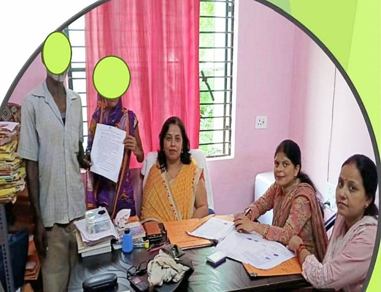 पति-पत्नी के बीच बढ़े विवाद में सखी वन स्टॉप सेंटर की पहल रंग लाई, समझौते के बाद पति के साथ बच्चों के पास लौटी महिला