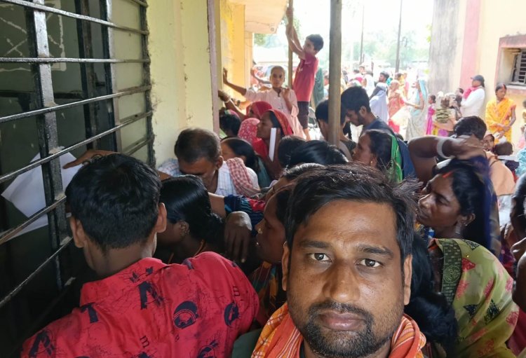 तीन डिसमिल जमीन की आस में चौसा अंचल में उमड़ा जनसैलाब
