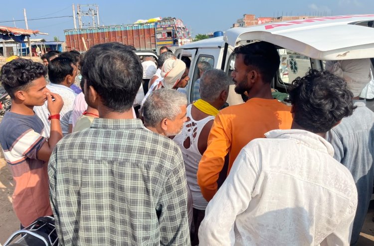 अनाज लदे ट्रक ने साइकिल सवार युवती को रौंदा, पैर में गंभीर फ्रैक्चर