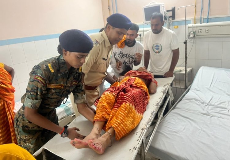 पुलिस वाहन की टक्कर के बाद पांच घंटे तक अस्पताल में तड़पती रही वृद्धा