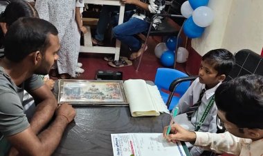 पाथवेज वर्ल्ड स्कूल में स्वास्थ्य शिविर का आयोजन, विशेषज्ञों ने कहा—बच्चों की नियमित जांच से समय रहते सामने आती हैं स्वास्थ्य संबंधी समस्याएं