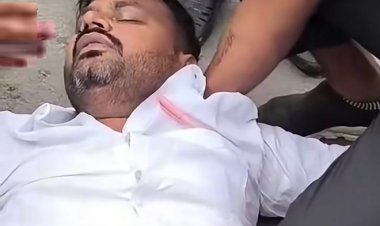 वोट कटौती के विरोध में पटना में प्रदर्शन के दौरान डुमरांव के पूर्व विधायक घायल