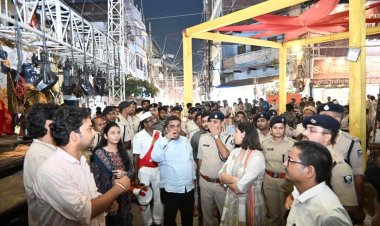 दशहरा पर बक्सर में सुरक्षा का सख्त पहरा, डीएम-एसपी ने संभाली कमान