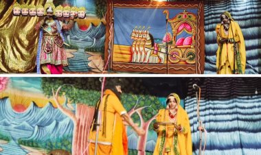 बक्सर की रामलीला में गूंजा जय श्रीराम, सुग्रीव-बाली प्रसंग ने बांधा समां