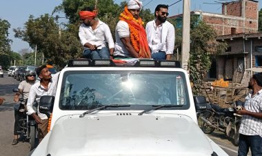 तिरंगे की शान में चौसा ने खोला बाहें, जापान से लौटे अविनाश का भव्य स्वागत