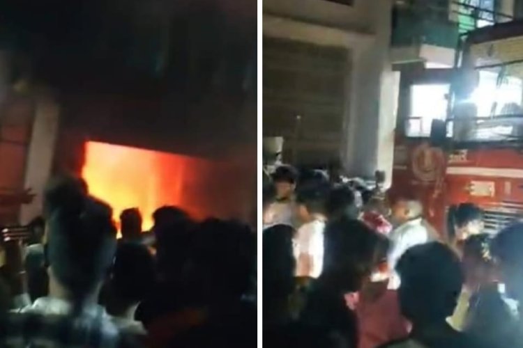 शॉर्ट सर्किट ने निगली कारोबारी की सालभर की मेहनत, 40 लाख का सामान स्वाहा