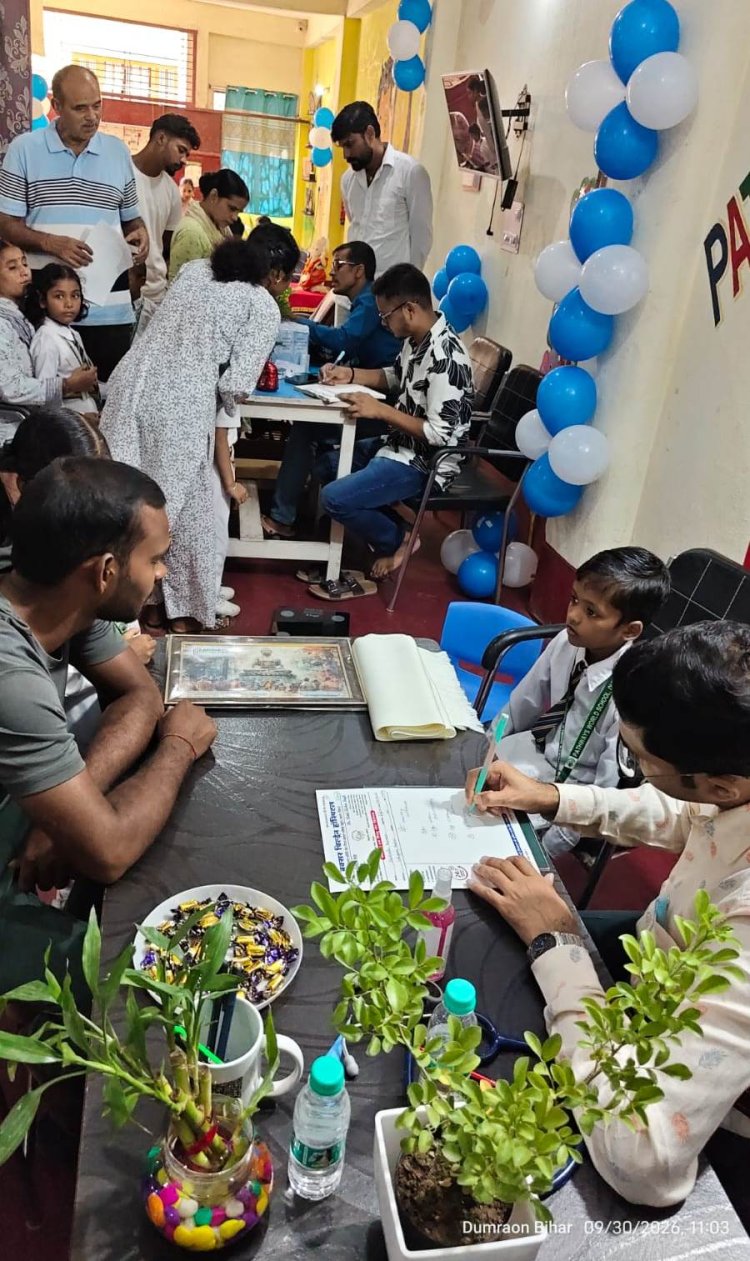 पाथवेज वर्ल्ड स्कूल में स्वास्थ्य शिविर का आयोजन, विशेषज्ञों ने कहा—बच्चों की नियमित जांच से समय रहते सामने आती हैं स्वास्थ्य संबंधी समस्याएं