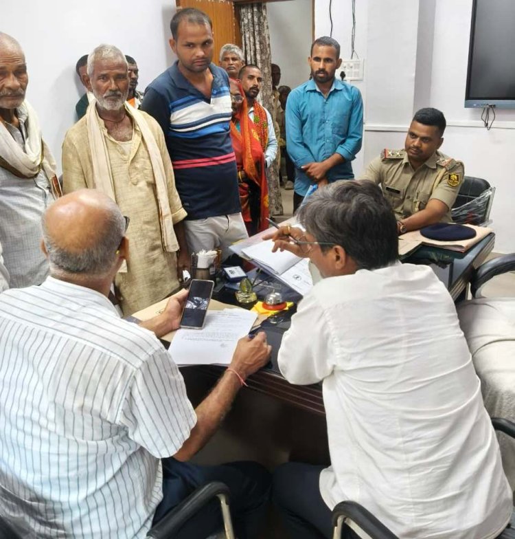 फरियादियों की चौखट तक पहुंचा राजस्व समाधान, जनता दरबार में निपटाए गए भूमि विवाद