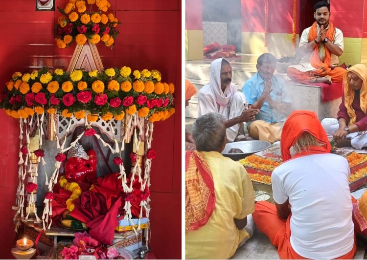 छह दशक से अधिक पुरानी परंपरा, ठोरी पांडेयपुर में हनुमान मंदिर का वार्षिकोत्सव धूमधाम से संपन्न